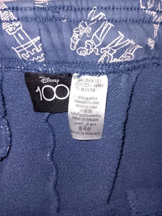 DISNEY'S DISNEYLAND WOMEN'S GRAPHIC SWEATPANTS BLUE SIZE SMALL - Picture 11 of 13